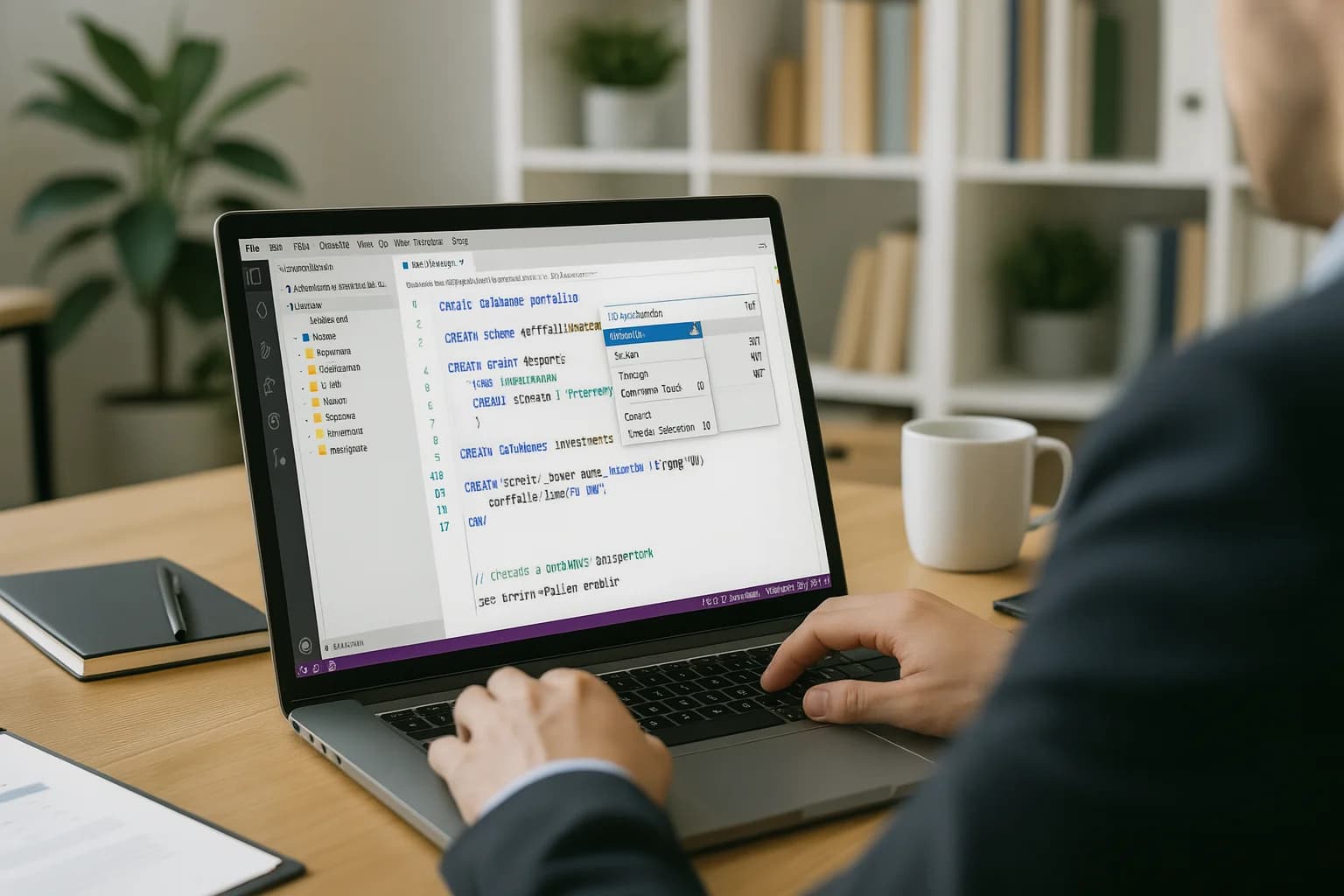 persona programando en microsoft sql server con transacsql