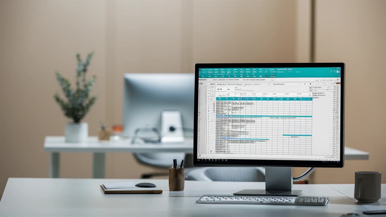 pantalla con hoja de excel calculando la media ponderada