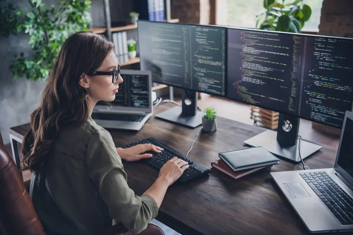 Programadora usando React y React Native