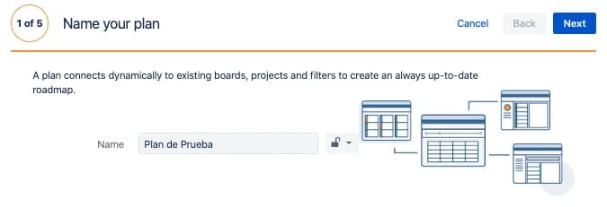 Creación de un plan de proyecto en Portfolio