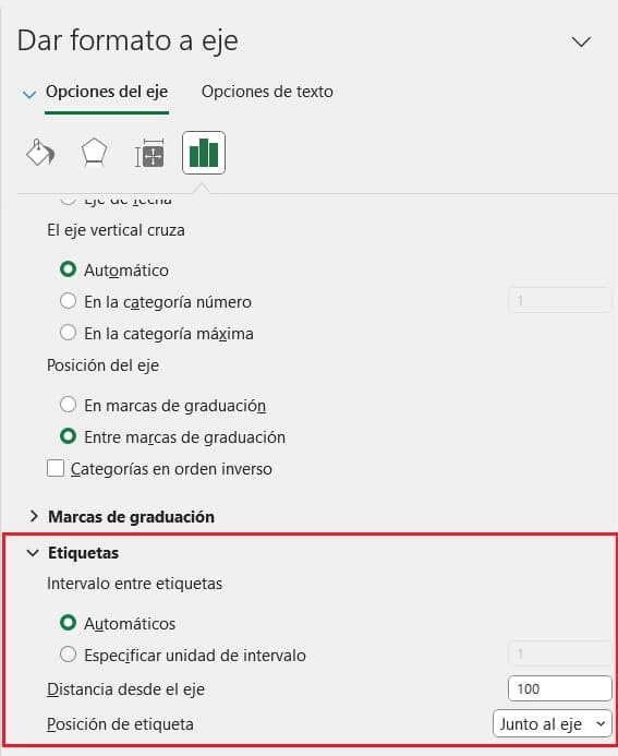 Agregar Etiqueta de datos en Excel