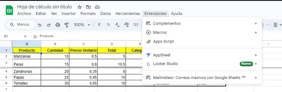 Ejemplo de Grabar Una Macro