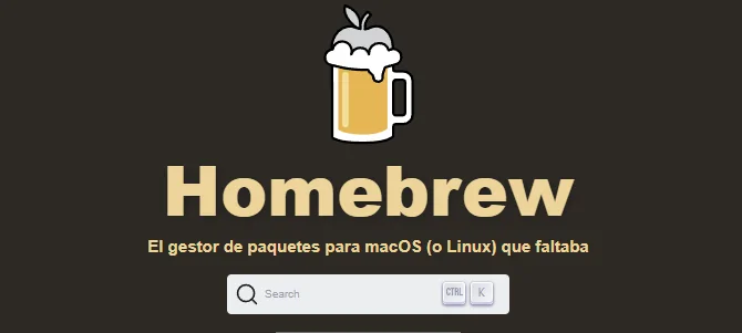 Pantalla Inicio Homebrew