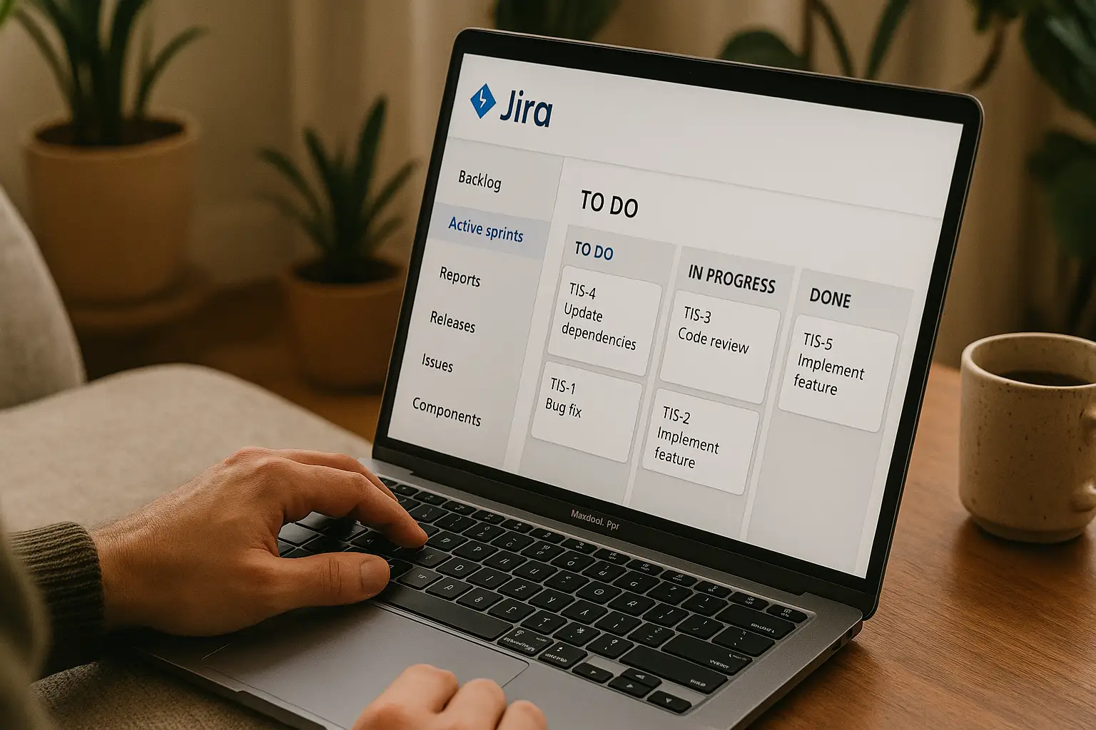 persona trabajando con jira