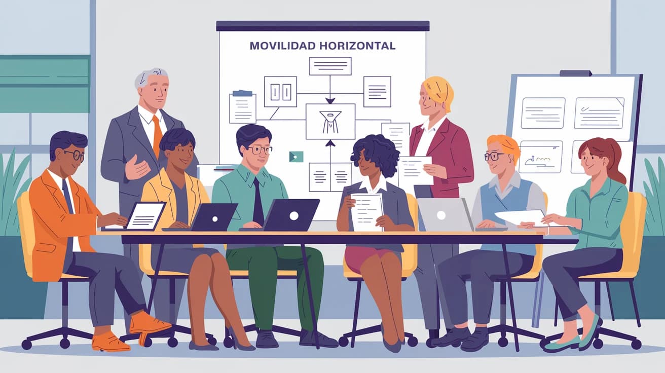 movilidad horizontal de una empresa