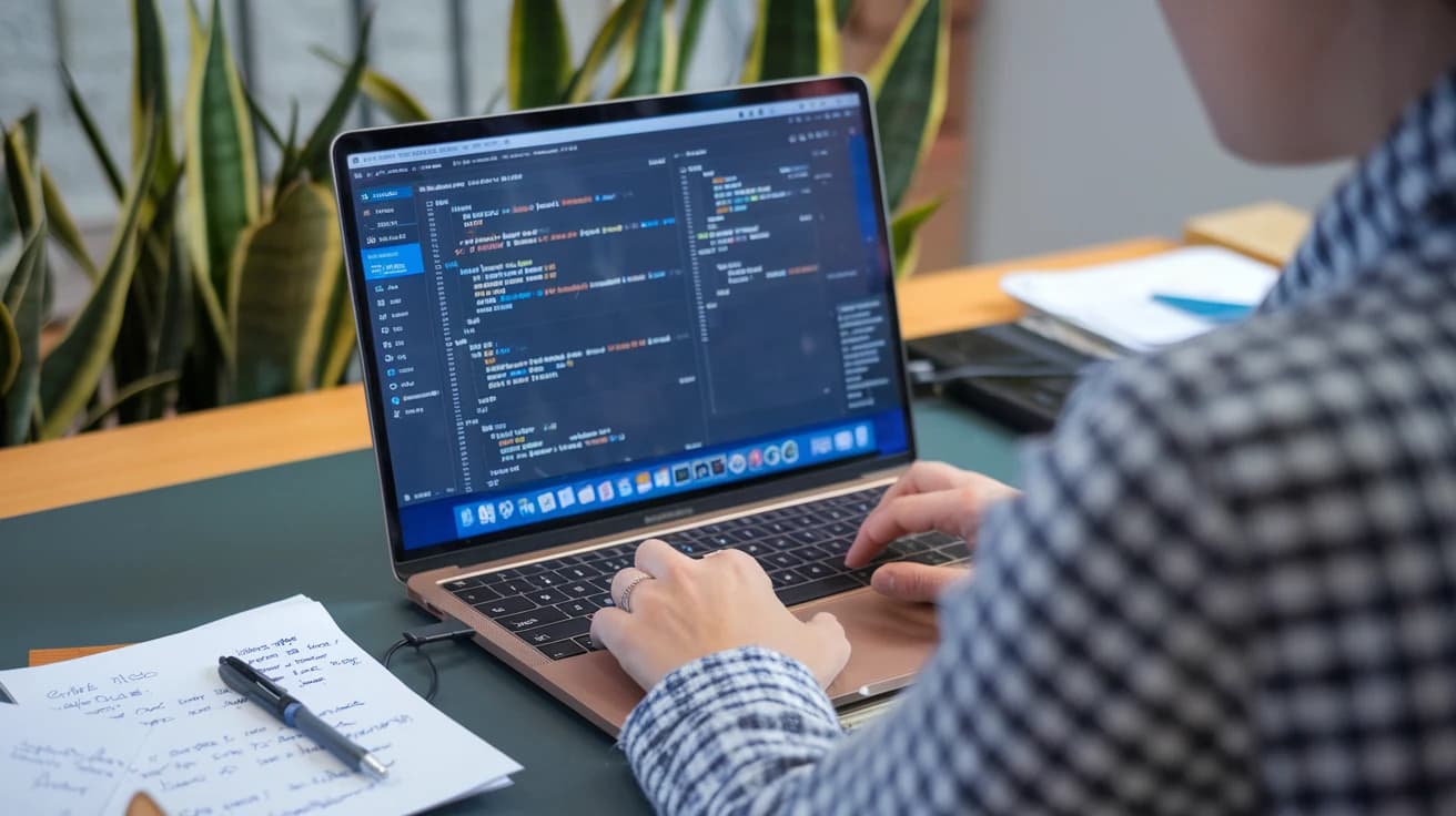 Desarrollador usando Crucible para optimizar su código
