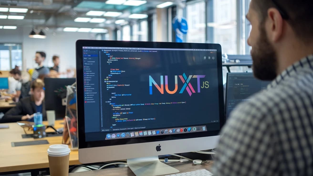 trabajador usando nuxtjs