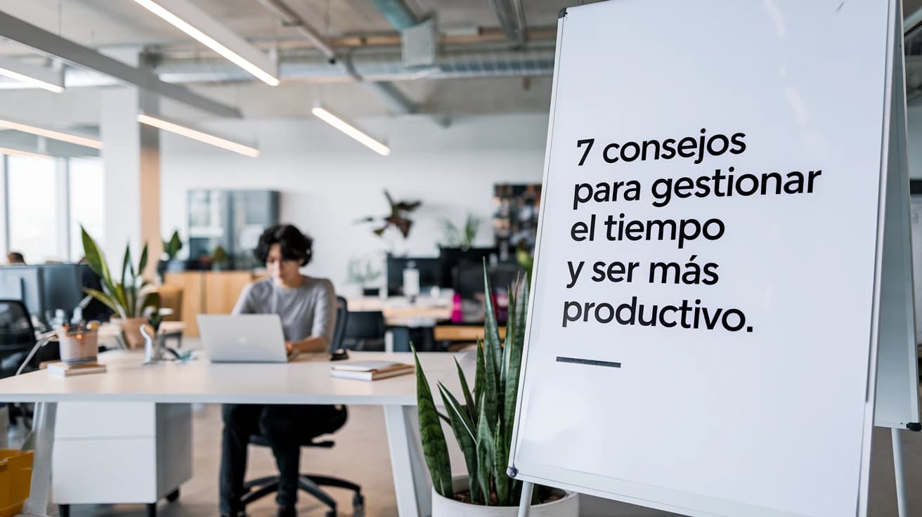 7 consejos para gestionar el tiempo