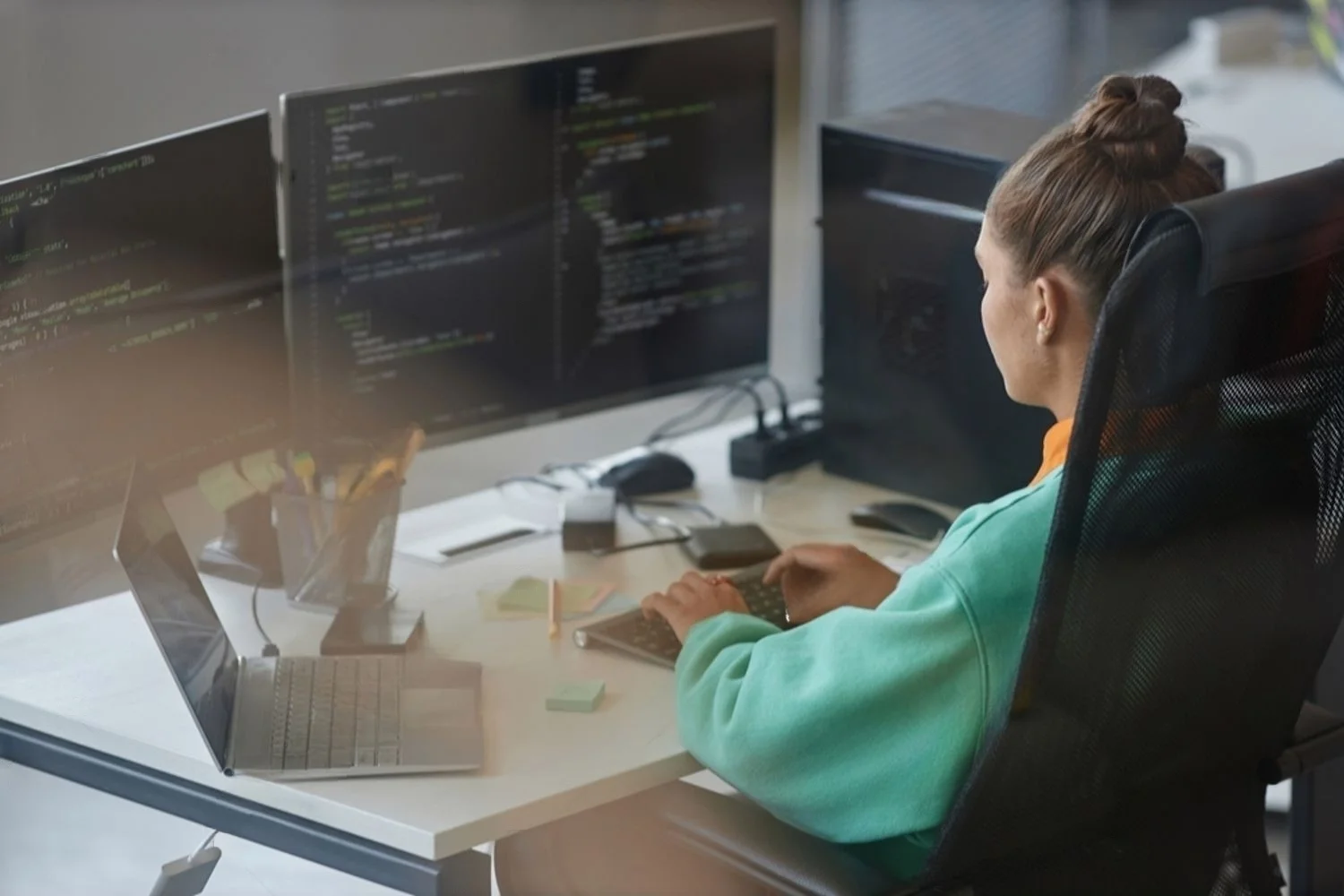 Desarrolladora usando API de Angular