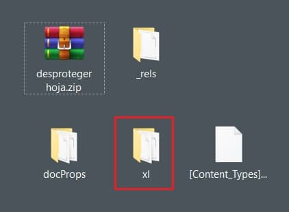 archivo descomprimido